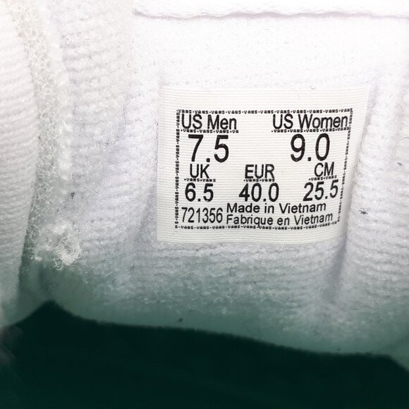 Vans Old Skool Overt CC Platform Shoe Sneaker White Check Mens 7.5 / Womens 9 US - Picture 10 of 13